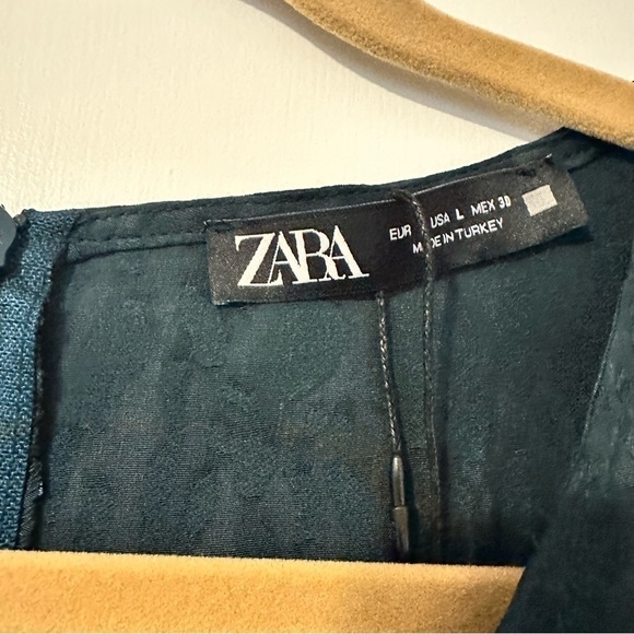 Zara Jacquard Animal Print Dress NEW - Picture 5 of 10